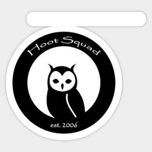 Hoot Squad Logo V2 Sticker